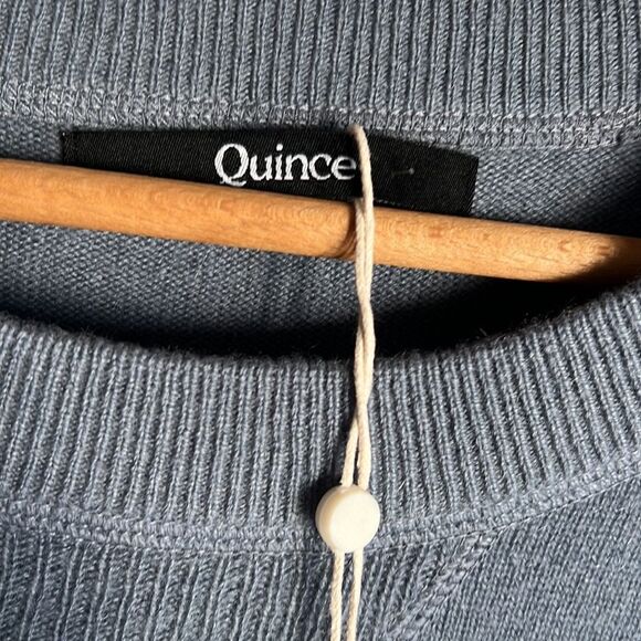 NEW Quince Mongolian Shrunken Cashmere Sweater - Picture 4 of 8